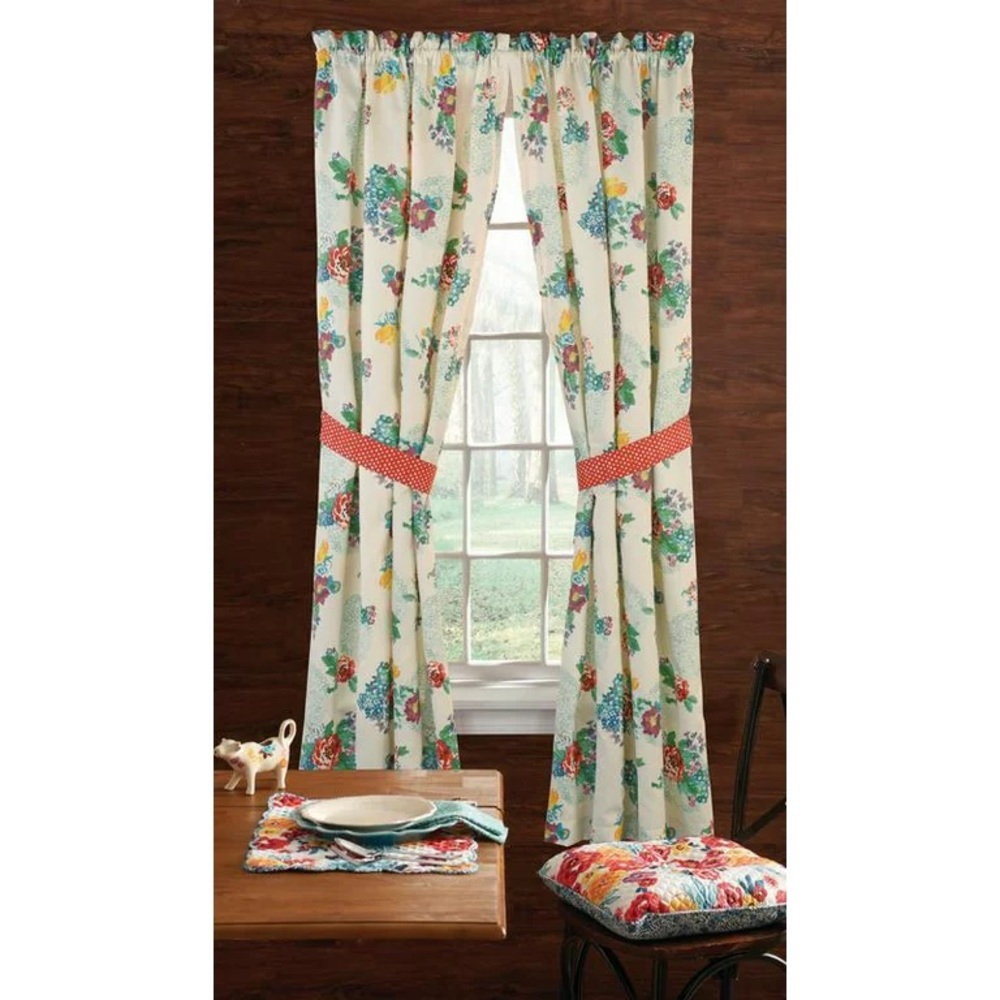 Pioneer Woman Country Garden Window Panel Pair